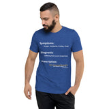 Hangry - Symptoms, Diagnosis, Prescription - Premium Unisex Short Sleeve T-Shirt