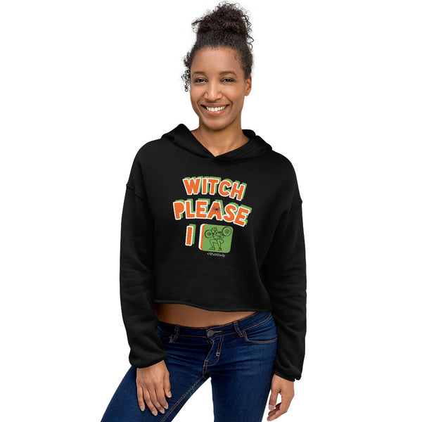 Witch Please - Crop Hoodie